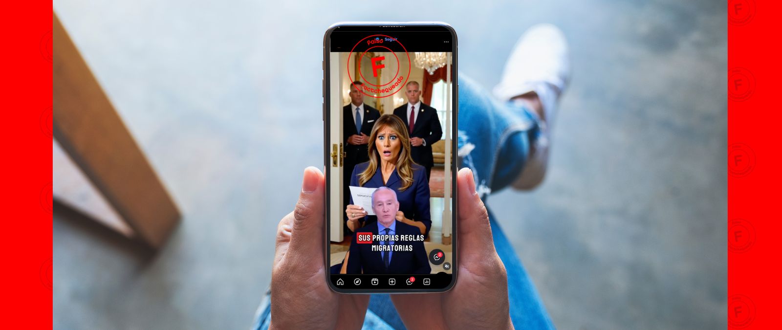 No, la Corte Suprema no ordenó la deportación de la esposa e hijos de Donald Trump, ni Jorge Ramos lo dijo: es un deepfake