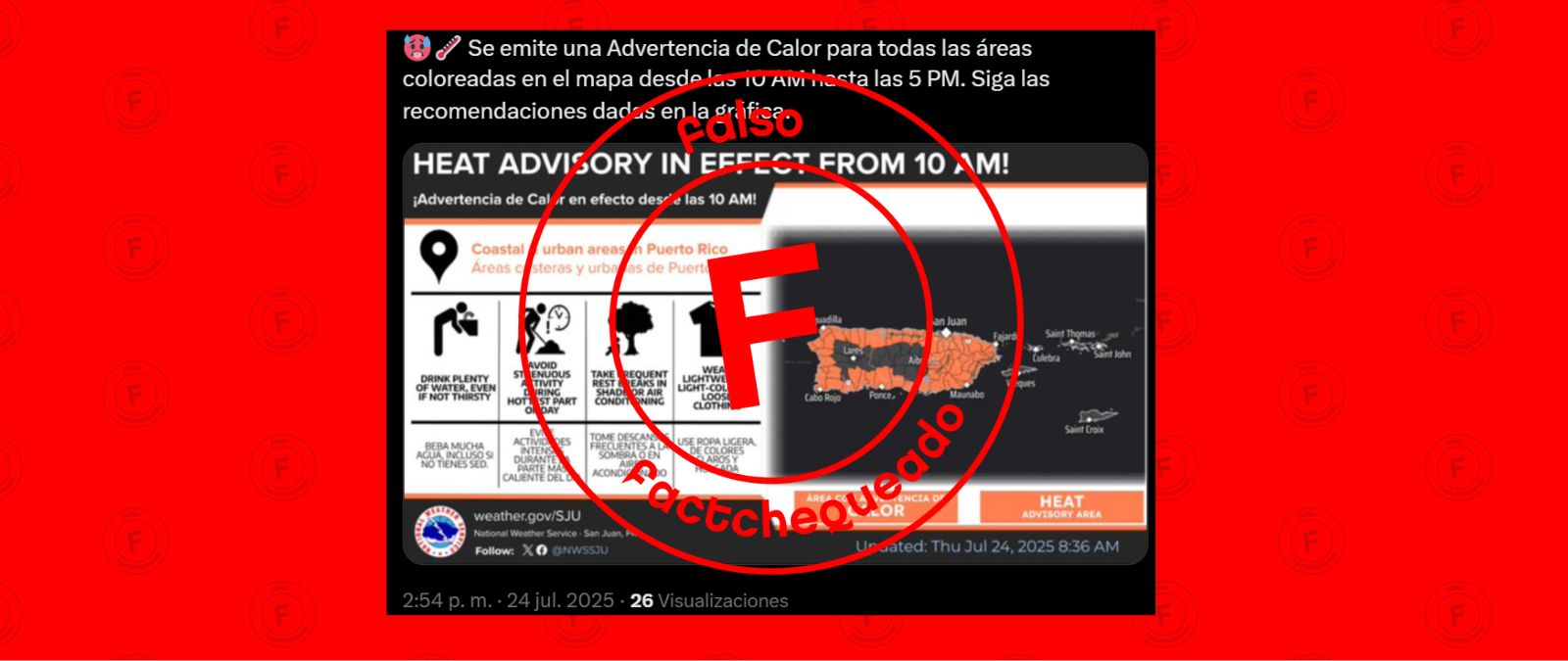 Aviso, advertencia y vigilancia por calor: qué significan las alertas por altas temperaturas del Servicio Meteorológico Nacional