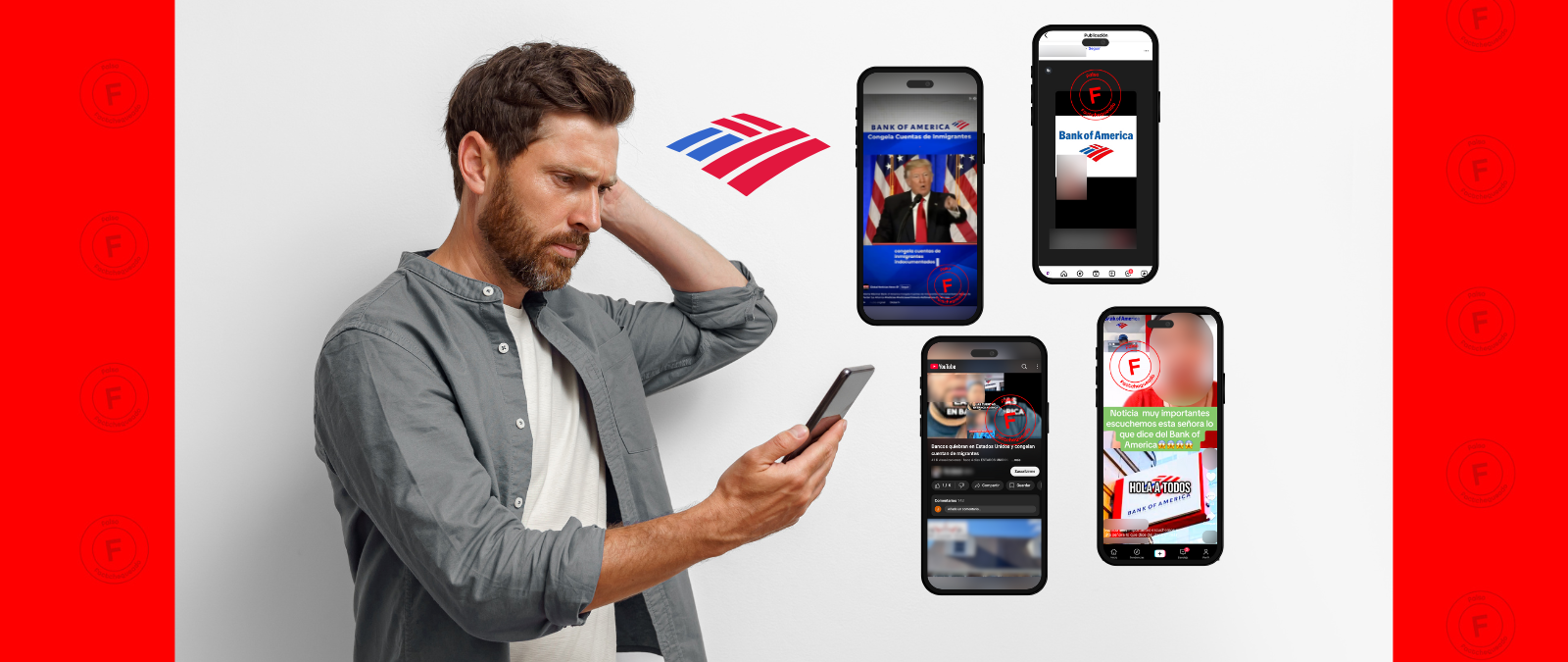 No, Bank of America no está “congelando” o “cerrando” cuentas de inmigrantes