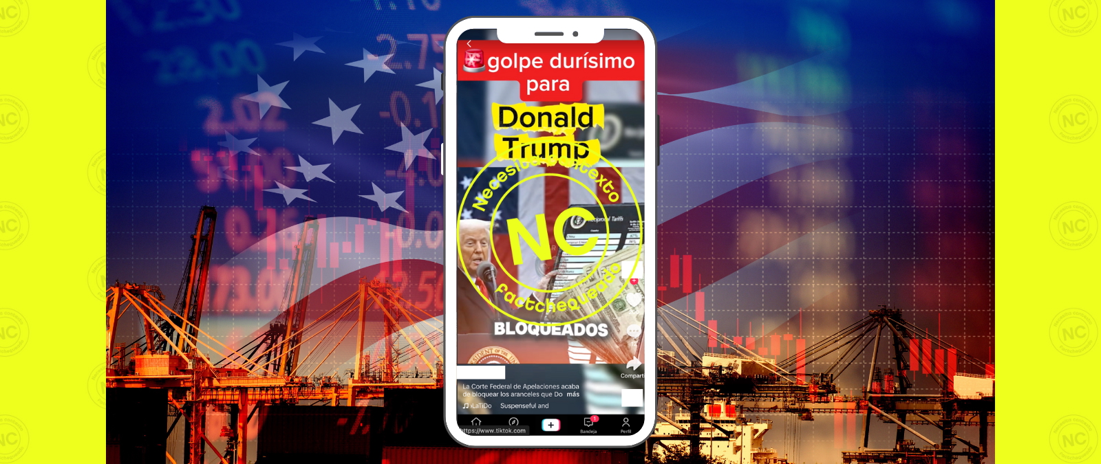 Circulan en Tik Tok videos desinformantes tras el fallo que consideró ilegal el aumento de casi todos los aranceles impuestos por Trump