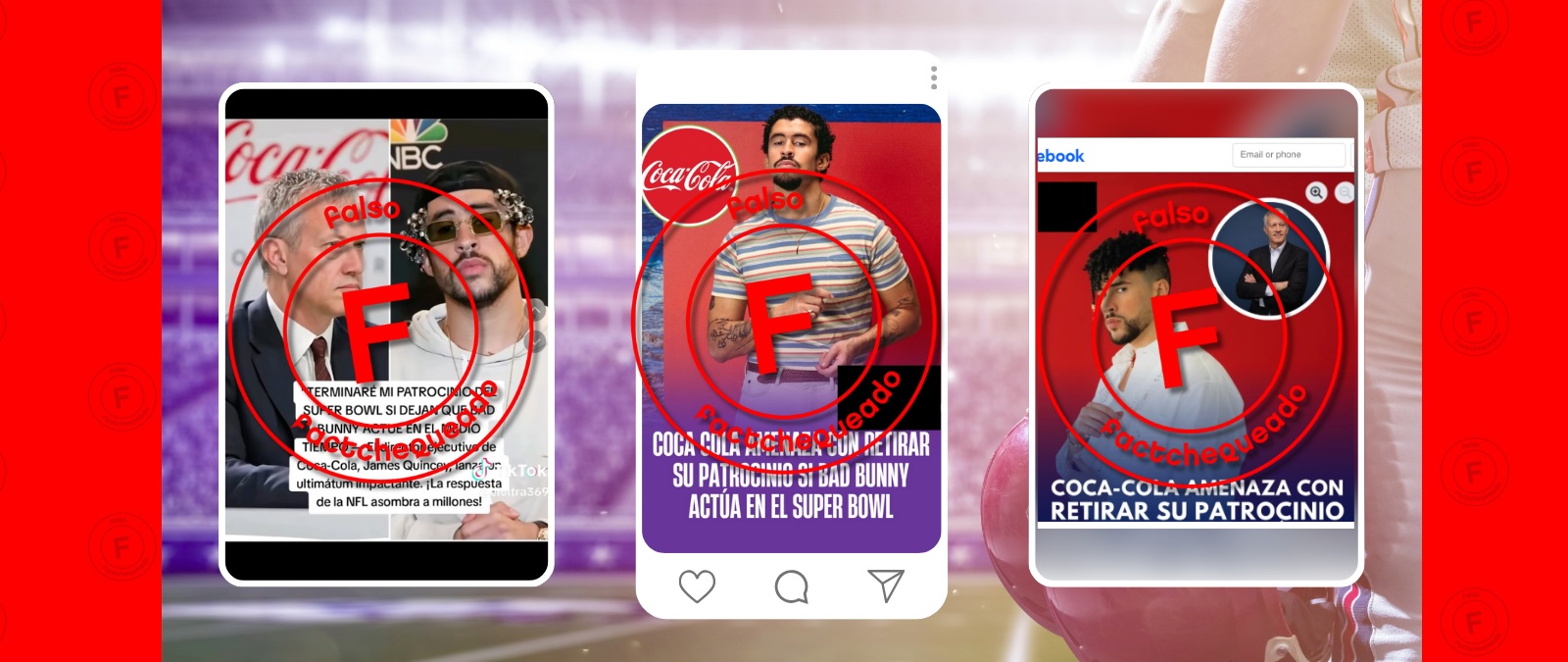 No, el CEO de Coca-Cola no amenazó con retirar el patrocinio al Super Bowl por Bad Bunny; la compañía no es un auspiciante