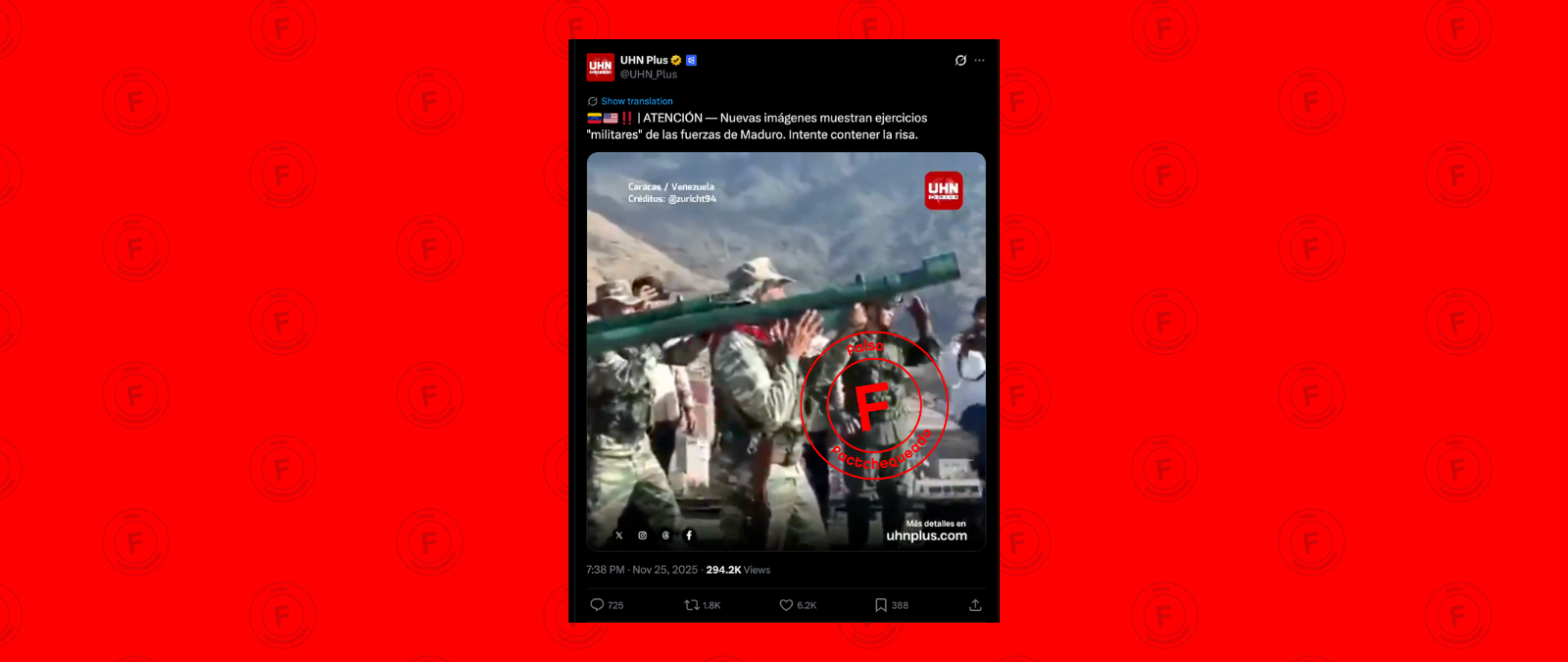 No, video que circula en redes sobre supuesto entrenamiento militar en Venezuela no es actual: es de hace 5 años