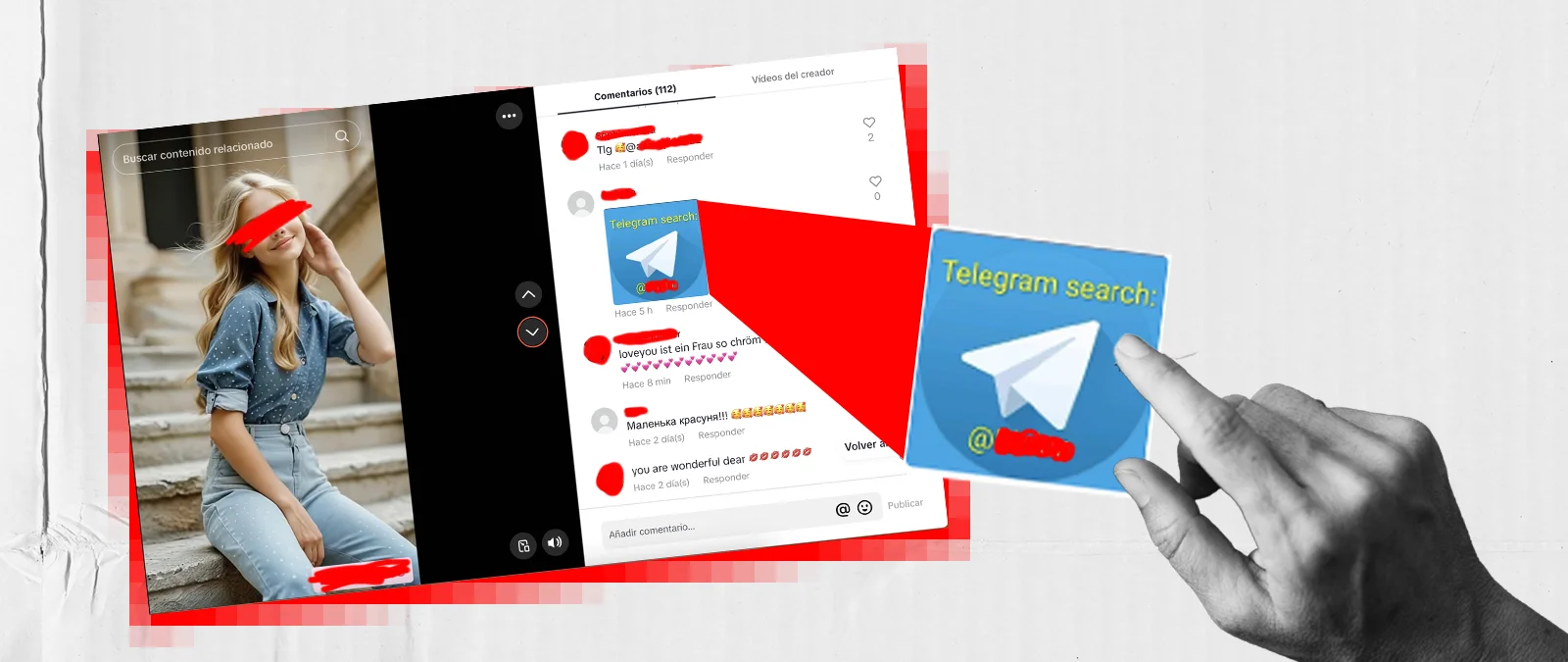 Pornografía infantil a un clic: el camino de los pedófilos para acceder a contenido ilegal en Telegram vía TikTok