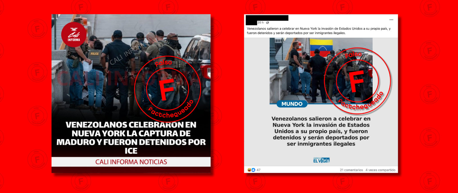 No, esta imagen no muestra a ICE deteniendo a inmigrantes venezolanos en Nueva York que celebraban la captura de Maduro; fue tomada en Washington D.C. en agosto de 2025
