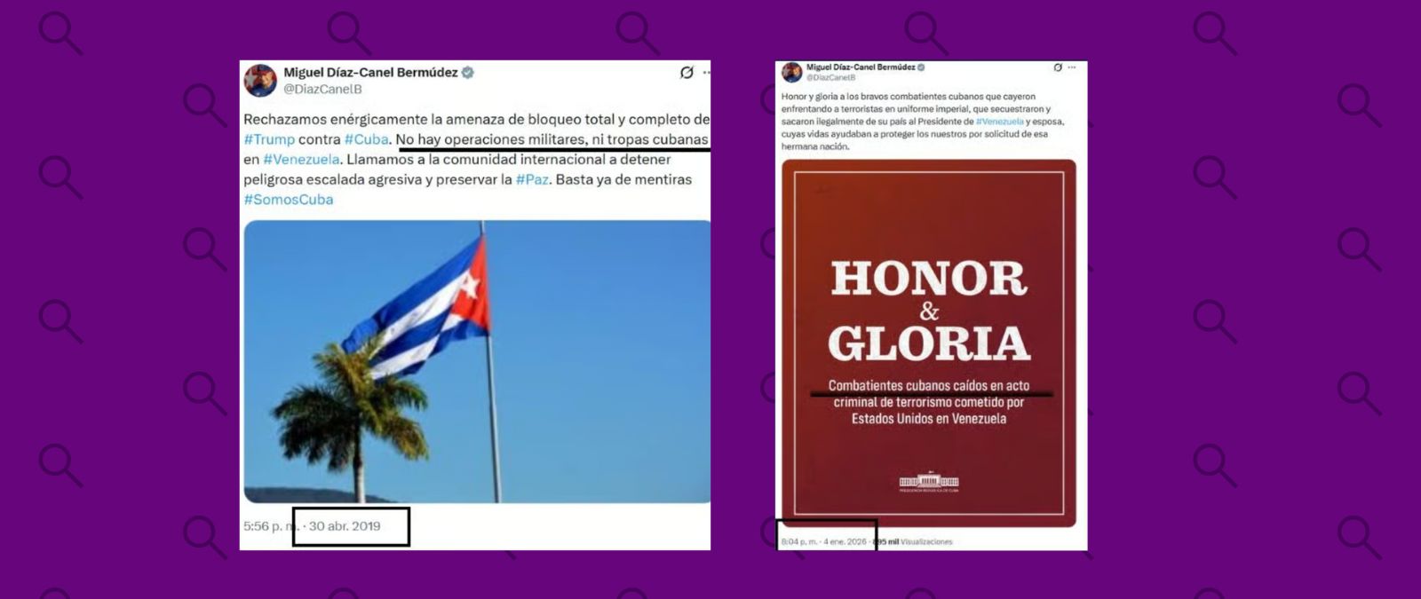 Militares cubanos en Venezuela: de la negación oficial al duelo nacional