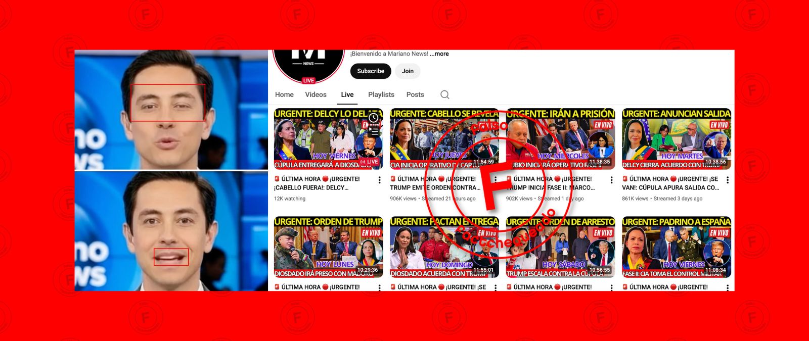 Cuidado con la cuenta de YouTube “Mariano News”: divulga desinformación sobre operaciones de Estados Unidos en Venezuela