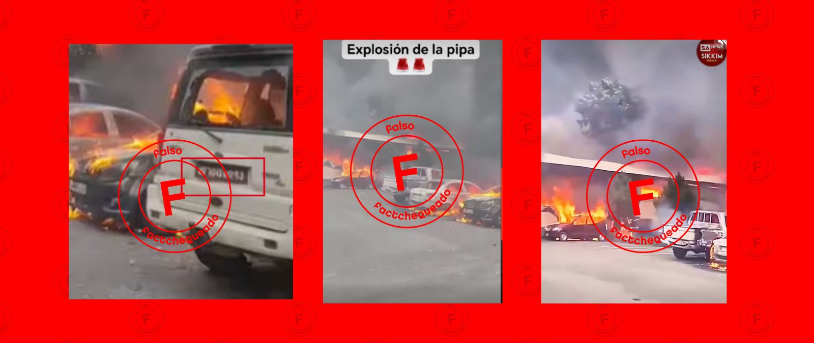 No, este vídeo de vehículos ardiendo no está relacionado con la muerte de ‘El Mencho’ en México en febrero de 2026