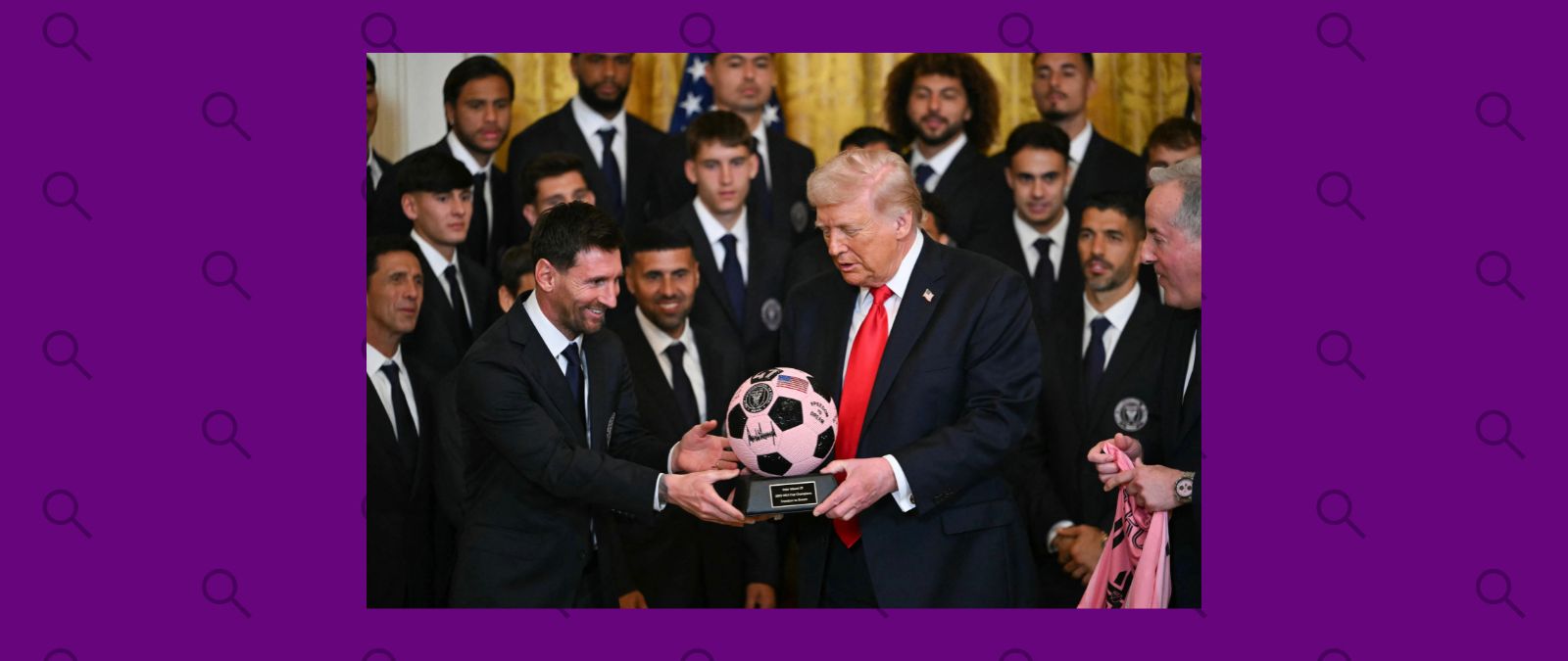 Messi y Trump en la Casa Blanca: verificaciones de los posteos virales que circulan