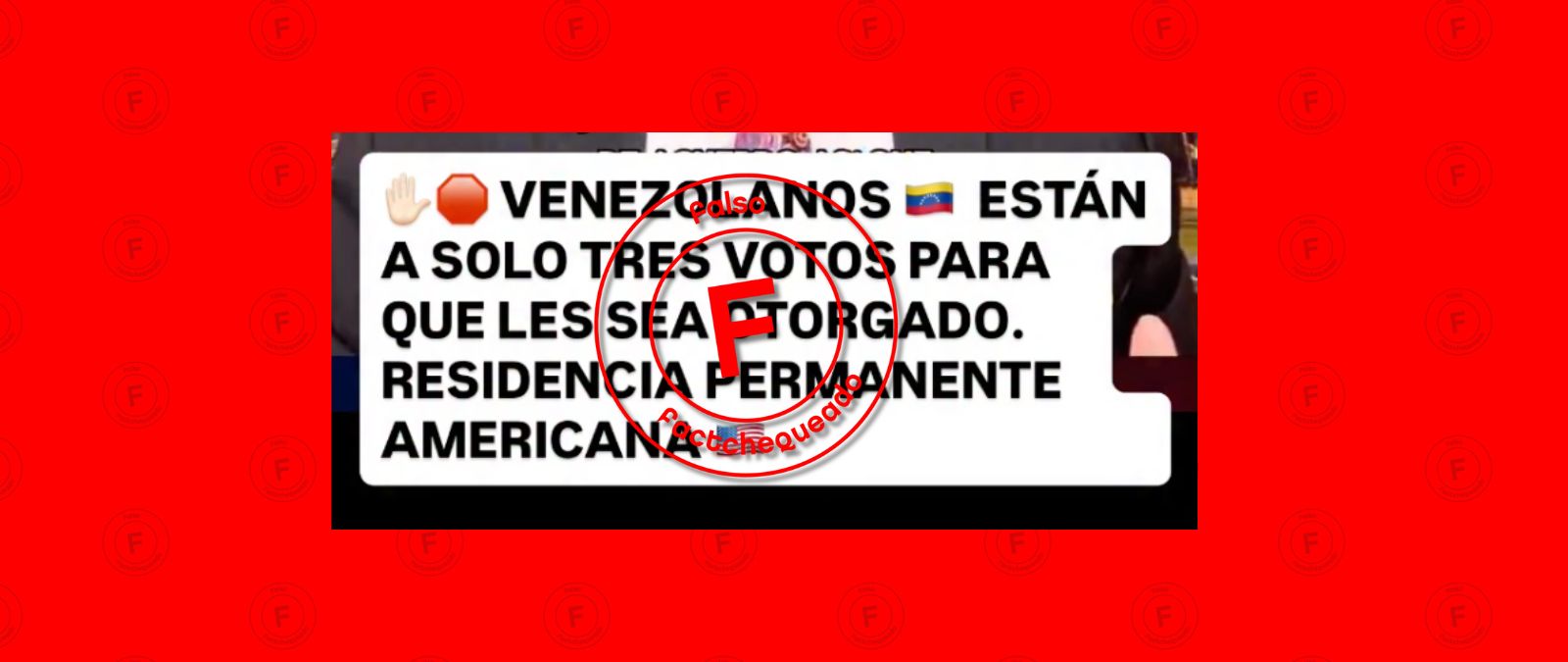 No, el proyecto de ley que daría residencia permanente a un grupo de venezolanos no está “a sólo tres votos” de ser aprobado, como afirma un video desinformante