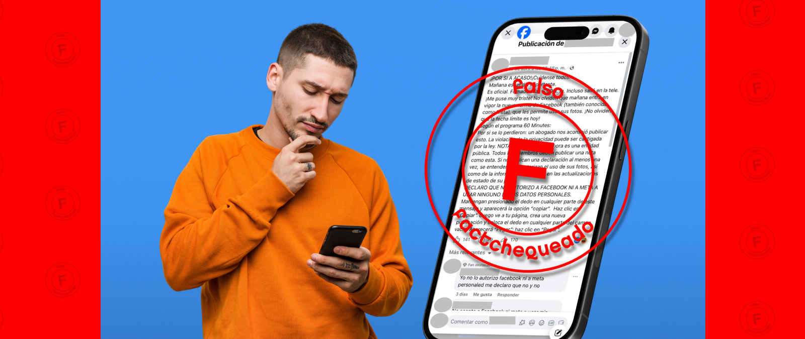 No, publicar “no autorizo a Facebook ni a Meta” no impide que la compañía use tus datos o fotos