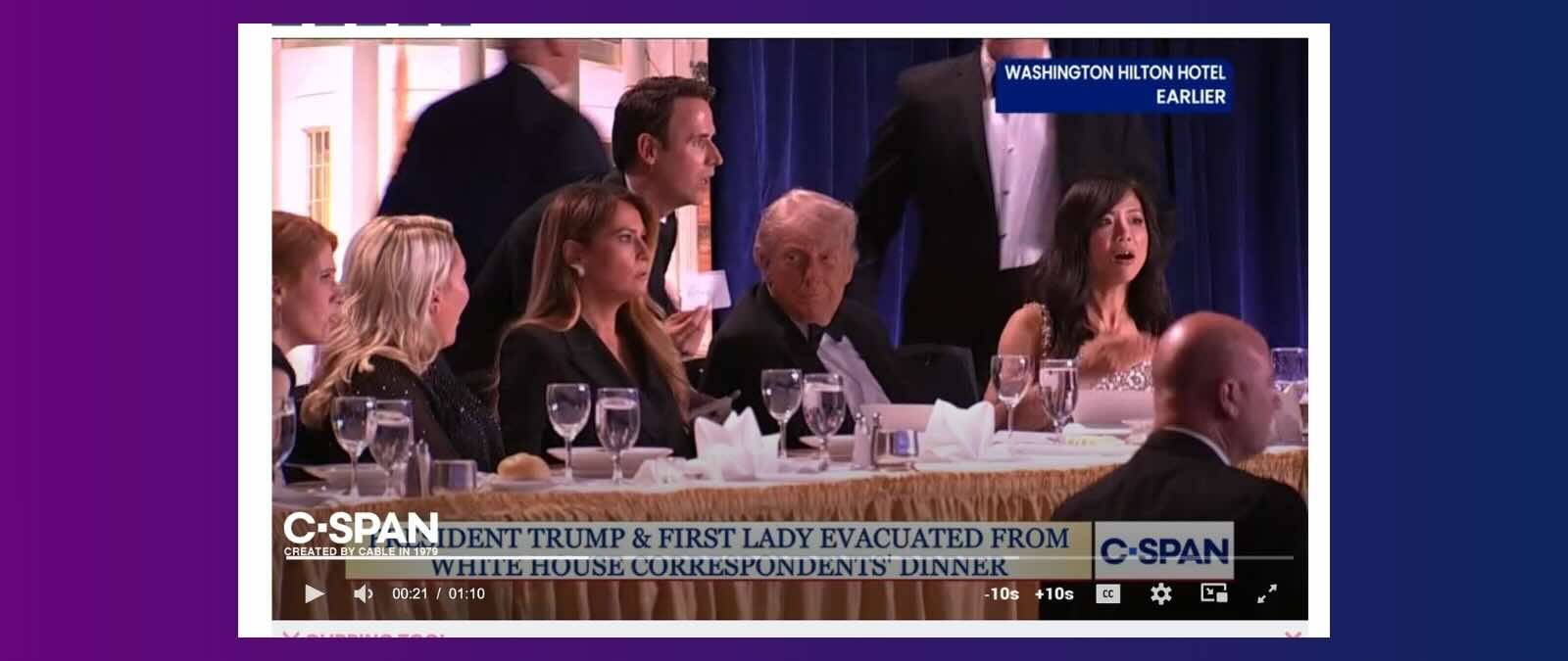 Qué se sabe de lo que pasó durante la cena de corresponsales de la Casa Blanca