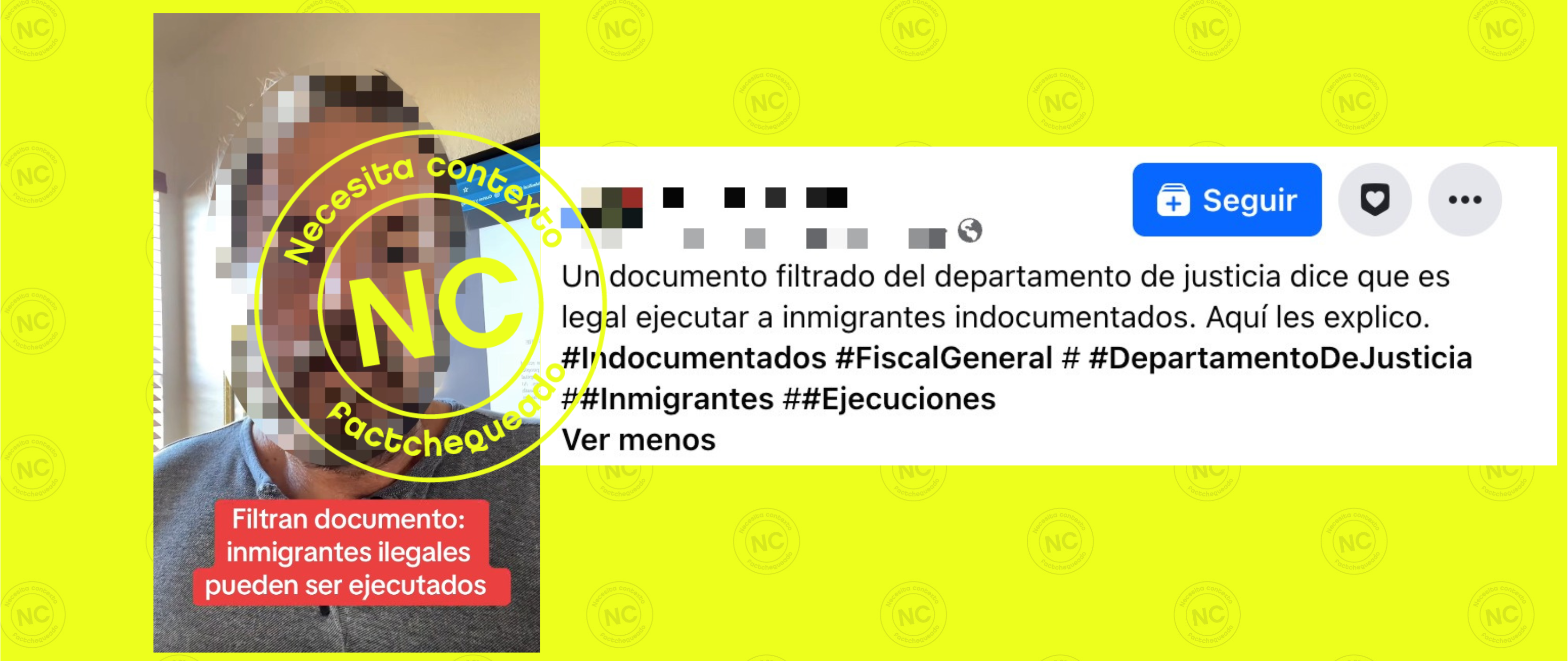 Necesita contexto el video en el que se dice que te pueden “aplicar pena de muerte” por ser “inmigrante ilegal"