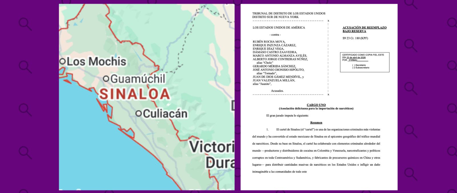 Qué se sabe de la acusación de EE. UU. contra el gobernador de Sinaloa y otros funcionarios por presuntos nexos con el narcotráfico