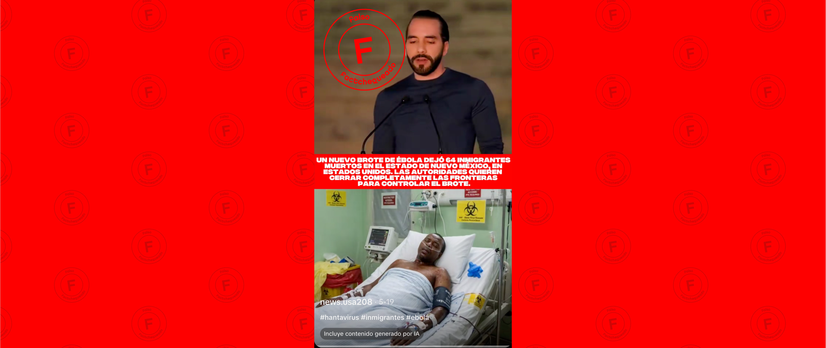 No, no hay un brote de ébola en Nuevo México que ha dejado “64 inmigrantes muertos”, como aseguran en redes