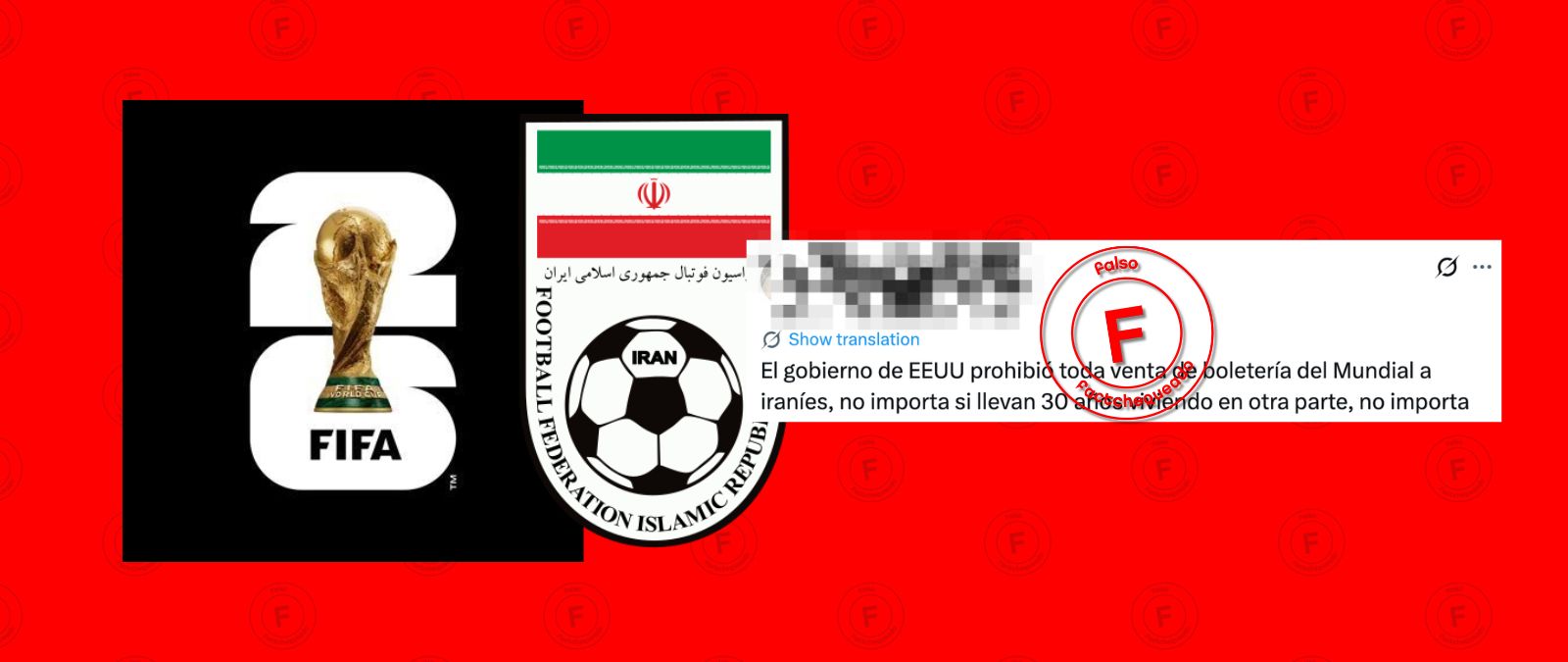 No, Estados Unidos no prohibió “toda venta de boletería” del Mundial a iraníes