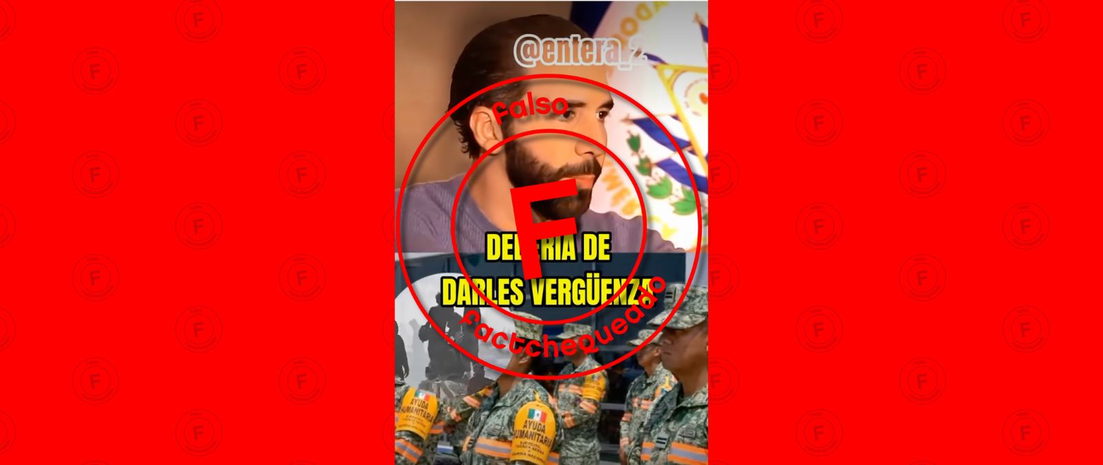 No, no son reales estas declaraciones de Nayib Bukele criticando a las autoridades venezolanas por esperar ayuda de México, Estados Unidos, y El Salvador