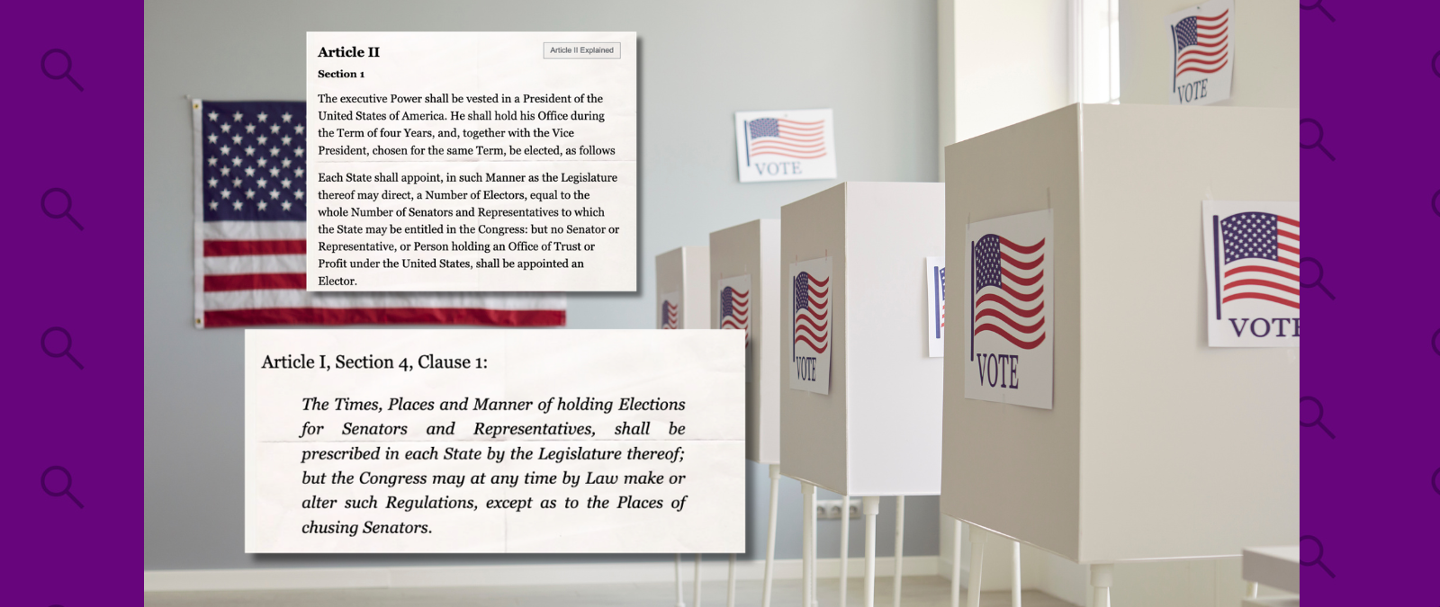 ¿Por qué los estados administran las elecciones federales en Estados Unidos?
