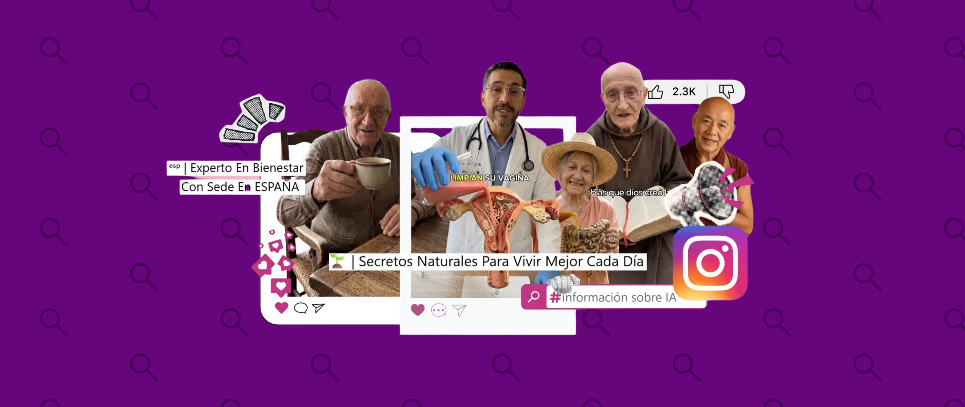 Doctors, quacks, and healers: 50 AI-generated profiles in Spanish designed to sell you false health advice on Instagram