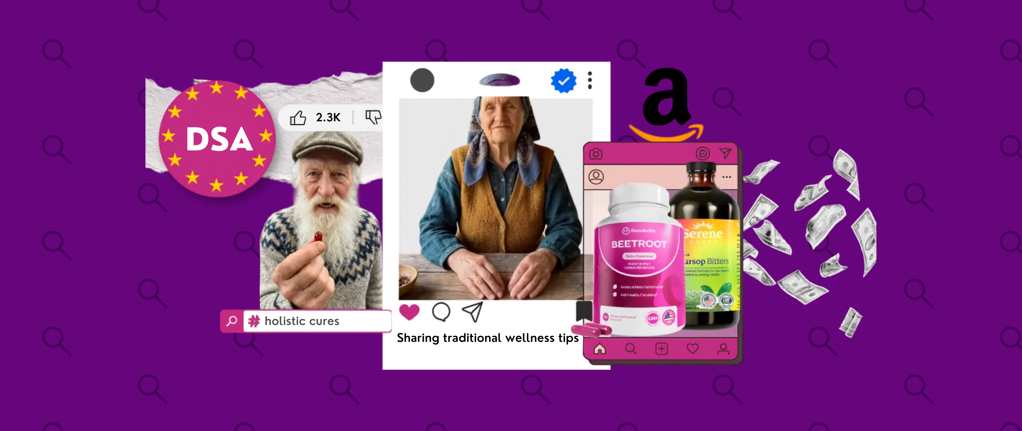 Meta is giving its “verified” blue check to AI-generated “doctors” and “healers” on Instagram, so they can sell their “remedies” on Amazon