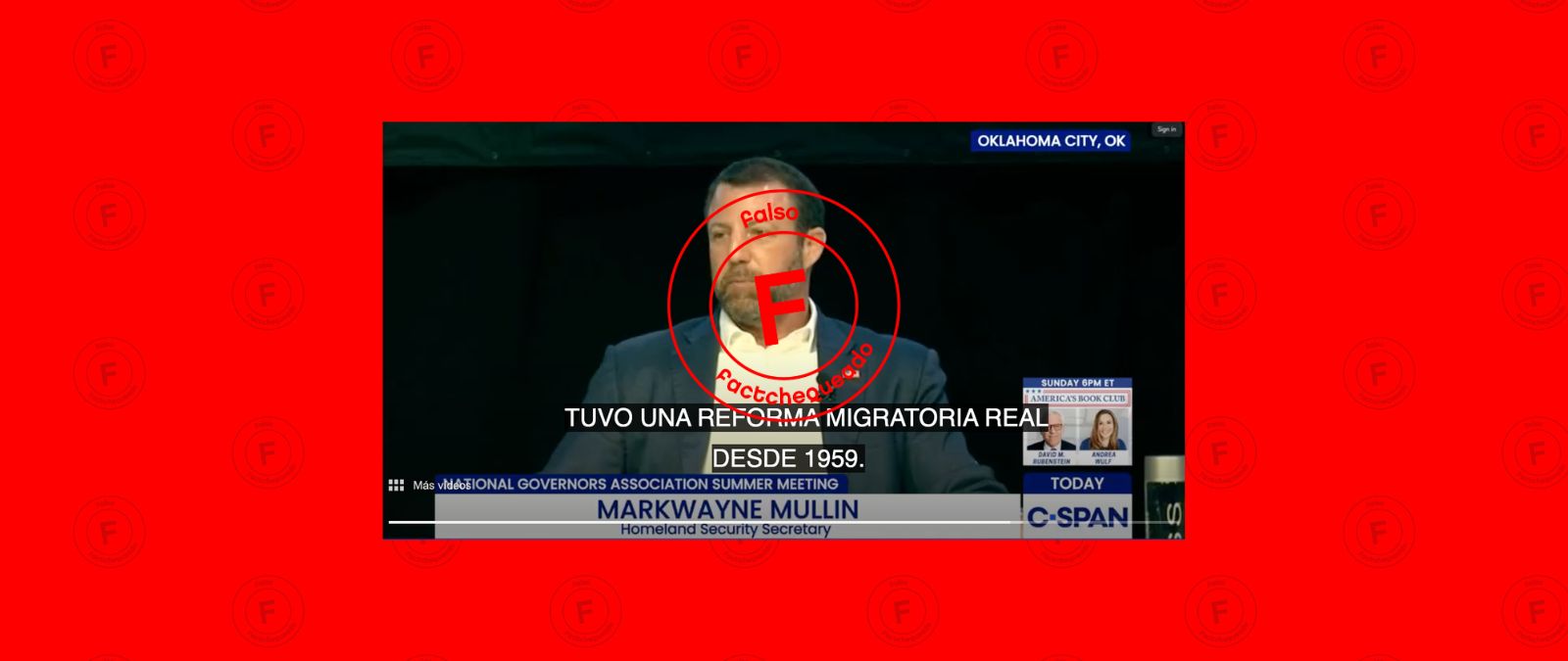 No, la última reforma migratoria no fue en 1959, como dijo Mullin, secretario del DHS: fue en 1986