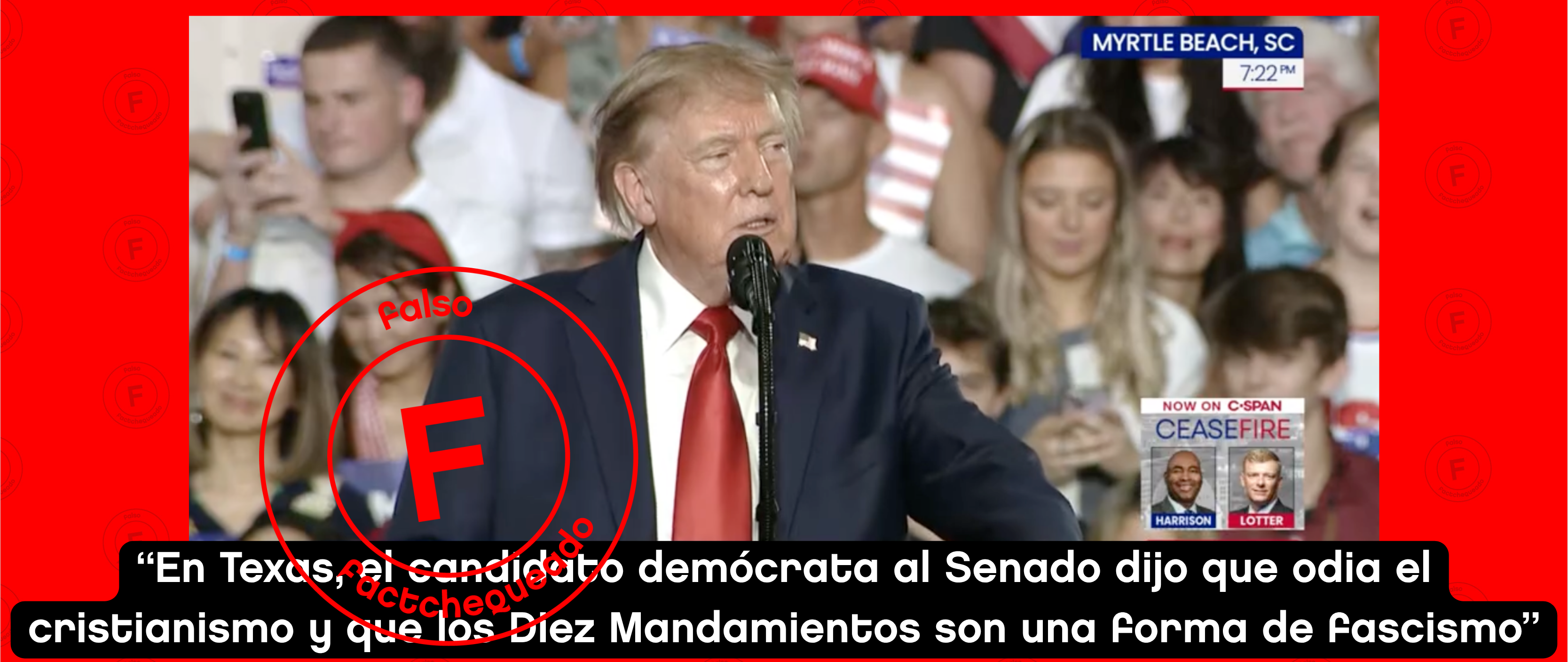No, James Talarico no ha dicho que “odia el cristianismo” o que “los diez mandamientos son fascismo”, como asegura Trump