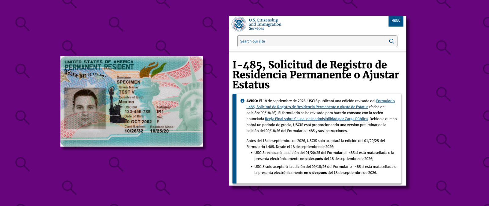 Nuevo formulario para solicitar la residencia permanente entrará en vigor el 18 de septiembre de 2026
