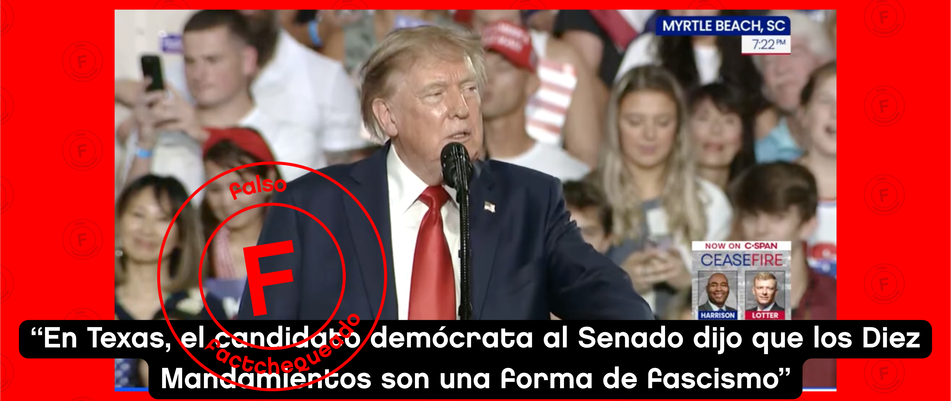 CORRECCIÓN: No, James Talarico no ha dicho que “los diez mandamientos son fascismo”, como asegura Trump*