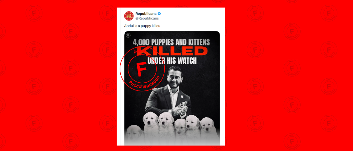 No, Abdul El‑Sayed no dirigió un “matadero” de mascotas en Detroit
