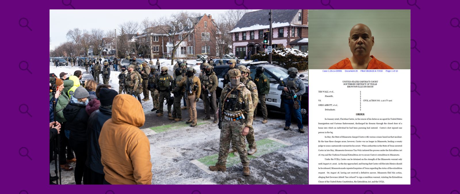 Qué sabemos del caso del agente de ICE acusado en Minnesota de dispararle a un inmigrante y liberado en Texas en medio de una disputa legal por su extradición