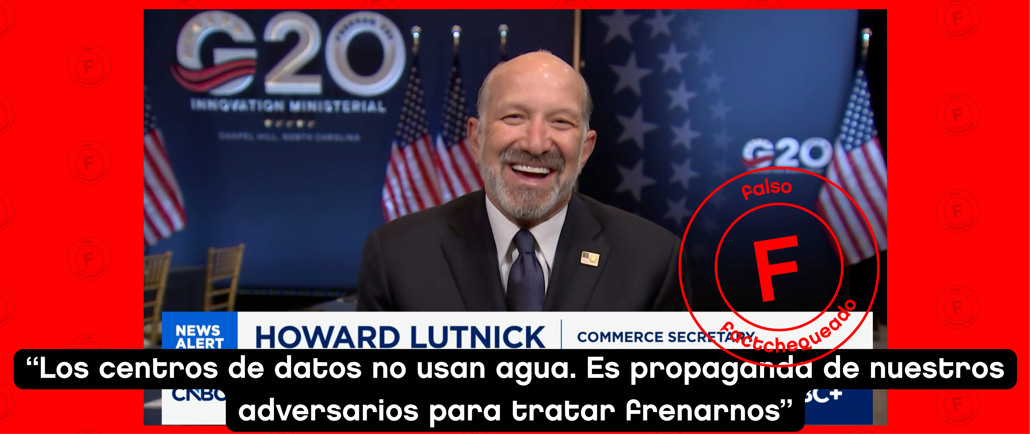 No, no es verdad que “los centros de datos de inteligencia artificial no consumen agua”, como dice el secretario de Comercio, Howard Lutnick