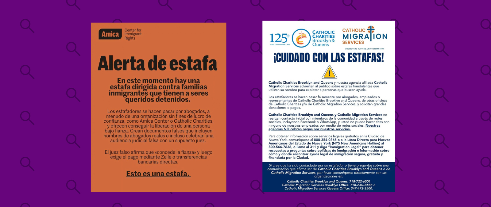 Estafadores se hacen pasar por organizaciones sin fines de lucro ofreciendo supuesta ayuda migratoria a familiares de detenidos