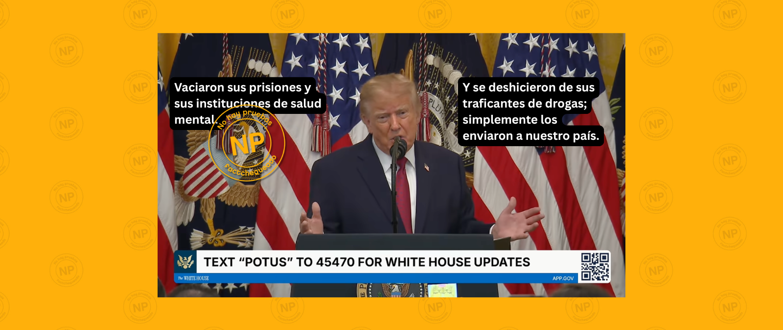 No hay pruebas de que Nicolás Maduro haya liberado a reclusos y los haya enviado a Estados Unidos, como afirmó Trump